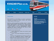 Tablet Screenshot of kvazarplus.cz